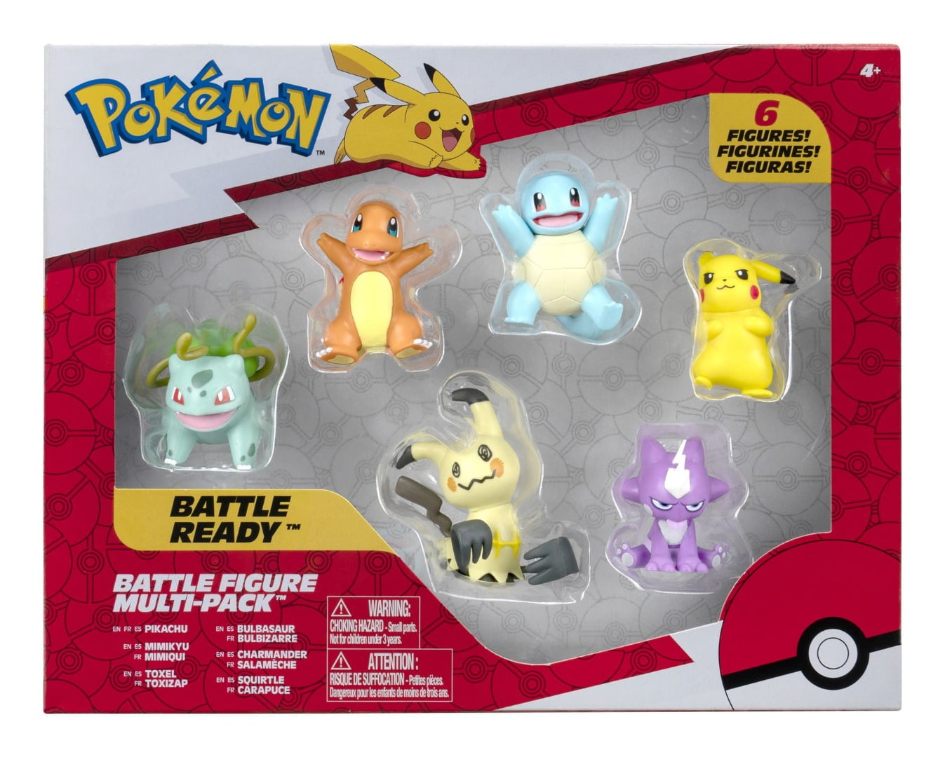 Pokemon Battle Figure Pack Mimikyu & Pikachu Figures Jazwares New 