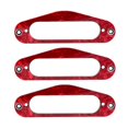 thumbnail image 3 of 3pcs GB405B Guitar Pickup Frame Mounting Ring Single Coil Flat Humbucker Pickup Ring Narrow Hole for TL Style Electric Guitars (Red), 3 of 3
