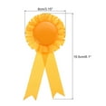 thumbnail image 2 of Uxcell Blank Award Ribbon, 18 Pcs Honorable Prize Recognition Ribbon, Yellow, 2 of 5