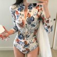 thumbnail image 3 of Simple Women Slim Long Sleeve Swimsuit For-, 3 of 5