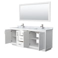 thumbnail image 2 of Wyndham Collection Wcf2929-80D-Nat-M70 Miranda 80" Free Standing Double Basin Vanity Set -, 2 of 7