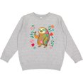 thumbnail image 2 of Inktastic Sloth Cute for Girls Youth Sweatshirt, 2 of 4