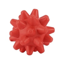 1 Pc Women's Durable Spiky Massage Ball for Business Travel Home Office Gym Red TPE