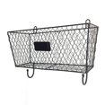 thumbnail image 3 of 3pcs Wire Letter Mail Mount Metal Rack Basket Vintage Triple Organizer Black, 3 of 6