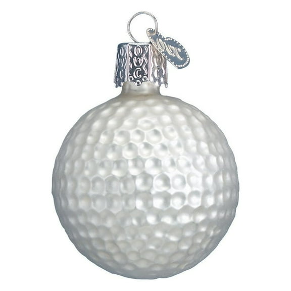 Old World Christmas 2020 Christmas Ornament Golf Ball Glass Blown Ornament for Christmas Tree
