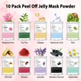thumbnail image 2 of Jelly Mask Pjordo Professional, paquete de 10 unidades con cuencos para mezclar, 2 of 8