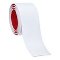 thumbnail image 1 of Tira de transición de piso autoadhesiva Uxcell 3 ft x 2" divisor plano de vinilo blanco, 1 of 7