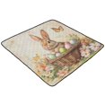 thumbnail image 7 of WOBOGO Orange Easter Rabbit Baby Playmats Extra Large Waterproof Rollable Activity Pads for Toddlers 50×50inch, 7 of 7