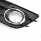 thumbnail image 5 of Rejilla de luz antiniebla del parachoques delantero izquierdo, moldura de anillo cromado 8K0807681C para A4 B8 S4 2008-2012, color negro, 5 of 5