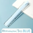 thumbnail image 1 of 30 CM Kawaii Cute Kawaii Study Time Folding Ruler Multifunction DIY Drawing Rulers for Kids Students Office School Stationery, 1 of 7