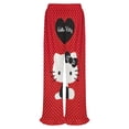 thumbnail image 5 of Hello Kitty Women Pajama Pants Comfy Pj Bottoms Soft Printed Lounge Pant with Pockets, 5 of 7