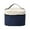 Navy, variant on Traveling Backpack Insulated Thermal Lunch Tote Bag for Work Commute Picnic Leakproof Food Cooler Stylish Square Design