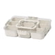 thumbnail image 3 of Contenedor de alimentos dividido multifuncional con tapa hermética y asa de grado alimenticio L, 3 of 9