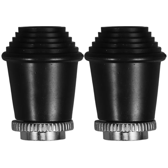 BESTOYARD 2pcs Bass Drum Leg Feet Rubber Pads for Friction Increase Musicians