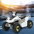 thumbnail image 4 of Patiojoy 6V Kids Mini Electric Quad ATV Battery Powered Toddler Ride On Toy White, 4 of 7