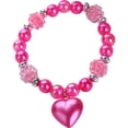 thumbnail image 1 of Pulsera de cuentas para niños, joyería de muñeca, pulsera de niña, pulsera de corazón, decoración, 1 of 8