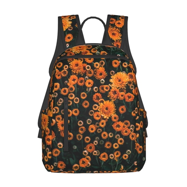 Disketp Daisies Mochila Ligera e Impermeable, Mochila de Día Resistente para Viajes, Senderismo y Uso Diario para Hombre y Mujer