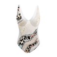 thumbnail image 4 of MKLEKYY Trajes De Baño Dama Women Printi Swimsuits Monokini Bathing Suits V Neck Swimwear Swimsuits, 4 of 4