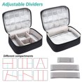 thumbnail image 4 of Electronics Organizer Travel Cable Organizer Bag Waterproof Portable Digital Storage Bag Electronic Accessories Case, 4 of 6