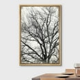 thumbnail image 2 of wall26 Framed Canvas Print Wall Art Top of Black &amp; White Tree with Grunge Background Floral Nature Illustrations Modern Art Rustic Dramatic for Living Room, Bedroom, Office - 16"x24" Na, 2 of 5