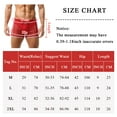 thumbnail image 6 of Men’s Mesh Shorts Boxer Briefs See Through Boxer Athletic Workout Trunks Running Gym Full Fishnet Underwear Bottoms, 6 of 6