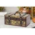 thumbnail image 2 of Decorative Leather Treasure Trunk Box, 2 of 5