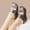 Silver, variant on BONIXOOM Beach Sandals For Woman Clearance Slip-On None V-Day Casual Summer Womens Shoes Gold Size 4.5