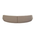 thumbnail image 4 of Benjara Zema 2 PC Sofa-Curved Modular Design-Camel Brown Fabric-2 Ball Pillows, 4 of 6