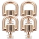 thumbnail image 1 of 4pcs Rivet Rotatable D Anillos multifunción d anillos accesorios de bolso de mochila giratoria, 1 of 6