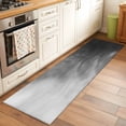 thumbnail image 2 of Runner Rug 2'x6', Black Grey Ombre Washable Non-Slip Hallway Runner Rugs, Coastal Beach Modern Abstract Art Bedside Rugs Floor Mats Carpet Runners for Kitchen Bathroom Laundry Room, 2 of 8
