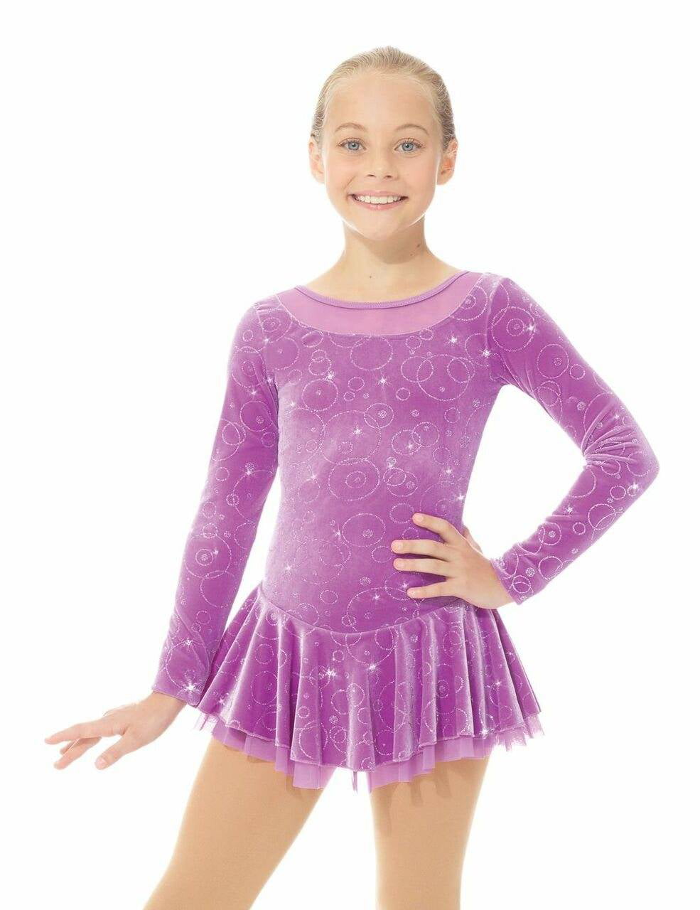 Mondor Born to Skate Glitter Figure Skating Dress 2711 Royal Glitter 