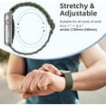 thumbnail image 4 of KOMI Nylon Compatible with Apple Watch Bands 49mm 45mm 44mm 42mm 41mm 40m 38mm for Women Men, Stretchy Breathable Adjustable Sport Straps Compatible with iWatch Series 9 8 7 6 5 4 3 SE Ultra, 4 of 6