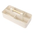 thumbnail image 2 of 1 piece Storage Box with Handle Supply Classification Creative Stackable Workspaces Khaki, 2 of 9