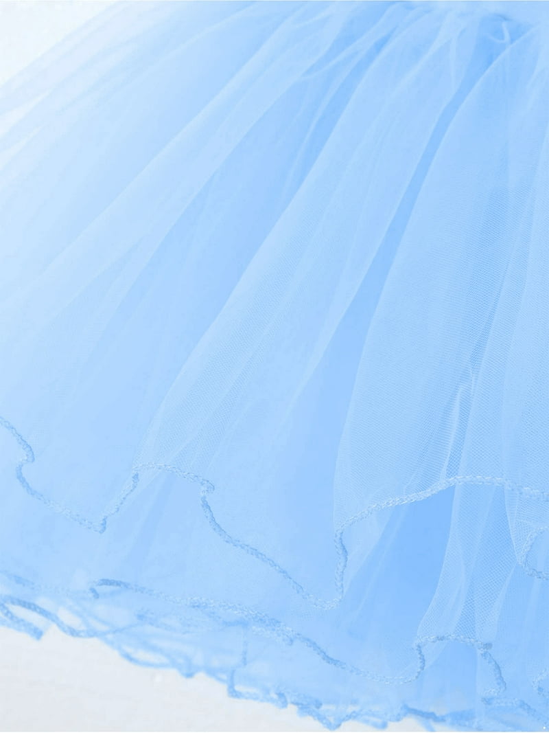 inhzoy Girls Tutu Skirts 4 Layers Tulle Skirt Ballet Dance Skirt