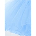 thumbnail image 6 of vastwit Girls Ballet Ballet Dance Tutu Skirts Crinoline Slip Petticoat Birthday Dress Up Underskirt Sky Blue L, 6 of 7