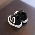 thumbnail image 3 of Toddler Shoes,Baby Shoes Solid Color Flying Woven Mesh Loafers Sports Shoes for Toddlers,Baby Shoes,Z04 Black,12-15 Months, 3 of 4