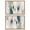 Gold Frame, variant on Art Remedy Modern Boho Canvas, 15" x 10", Gallery Wrapped, Aurora in Motion II Set