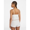 thumbnail image 3 of No Boundaries Lace Cami and Shorts Sleep Set, 2-Piece, Women's XXS-3X, 3 of 5