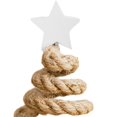 thumbnail image 6 of Tabletop Christmas Tree Decorative Mini Christmas Tree for Gifts Party Decor Hemp Rope, 6 of 7