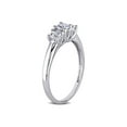 thumbnail image 2 of 1/2 Carat (Ctw G-H, I2-I3) Three-Stone Diamond Engagement Ring in 14K White Gold, 2 of 4