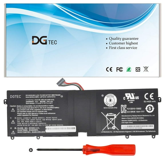 Nouvelle Batterie d'Ordinateur Portable LBP7221E LBG722VH LBM722YE de Remplacement pour LG Gram 13Z940 13ZD940 14Z950 14Z950-A 14Z960 15Z960 15Z975 15ZD975 Série EAC62718304 (7.7V 34.61Wh/4495mAh)