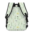 thumbnail image 4 of Balery Wildflower Watercolor 5 Mochila Escolar Impresa, Mochila Ligera para Viajes Casual, Mochila Duradera y Cómoda Multifuncional, Mochila para Laptop-One Size, 4 of 5