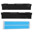 thumbnail image 5 of 1Set MEO-PM0AB Computer Water Cooling Memory Heatsink Cooler Shell Memory Vest Wide Narrow Version Frosted Surface Heat Sink red, 5 of 5