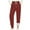 Watermelon Red, variant on Hueook Winter Plus Size Pants for Women Fashion Casual Women Span Ladies Full Length Pants Leggings High Waist Keep Warm Pockets Long Pants Army Green 2X