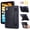 Blue, variant on Dteck Adjustable Stand Hand Strap Cover for iPad Mini 5 2019 / iPad Mini 4 2015, Mini 3 2 1, Shockproof PU Leather Hard Rugged Case, Purple