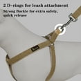 thumbnail image 5 of Plutus Pet Cotton Hemp Step In Dog Harness, Sustainable, Lightweight and Escape-Proof, Easy Walk Dog Harness for Puppy Small Medium and Large Dogs, Khaki, S, 5 of 7