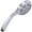 Chrome, variant on Aqua Elegante 6 Function Handheld Shower Head for High Pressure Showers - 2.5 GPM - Chrome