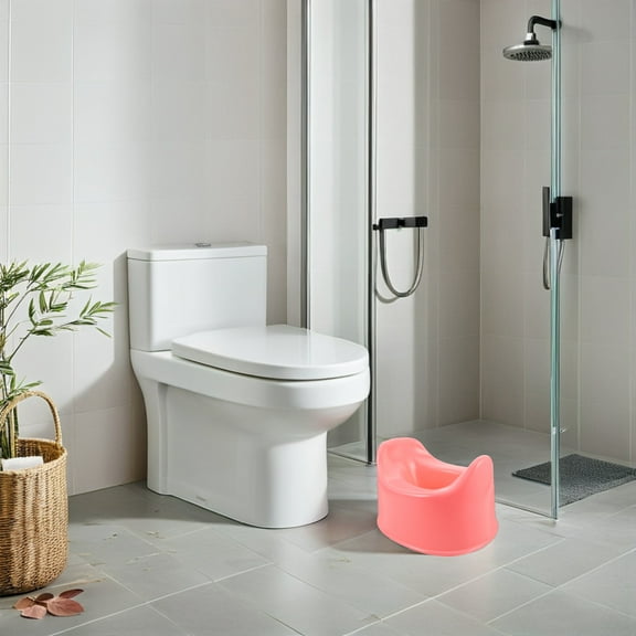 OUNONA Kids Travel Potty with Ergonomic Design, Portable Toddler Toilet for Camping, Travel, and Home Use, 1 Piece