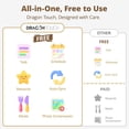 thumbnail image 6 of Dragon Touch  Digital Calendar with Chore Chart - Full HD 1080P 10.1" Interactive Touchscreen, Smart Family Planner for Desk Mounting-White, 6 of 10