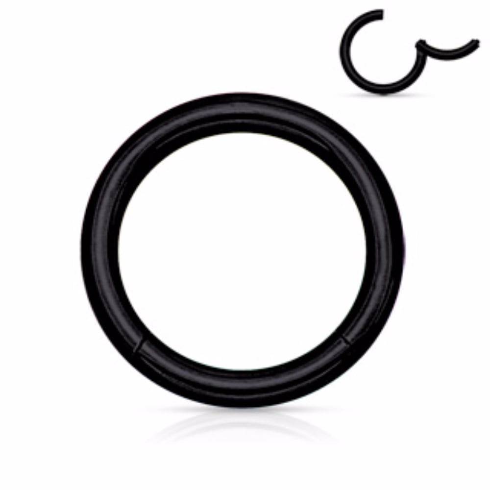 rm/_sp 316L Surgical Steel Hinged Septum Ring//Clicker Ear Segment 16G 14G 12G 10G